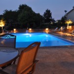 Poolscape at Night Minneapolis