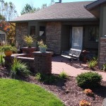 Paver front yard entries