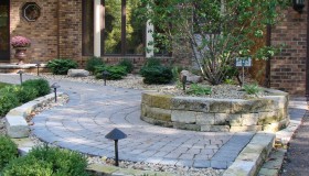 Frontyard Paver Landscape Minneapolis