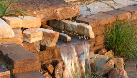 Backyard Rock Fountain Minneapolis, MN