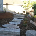 Backyard Walkway Landscaping Rocks