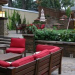 Backyard Paved Deck