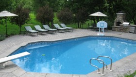 Pool with Outdoor Kitchen