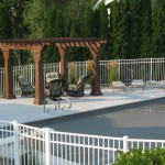 Backyard Pool Seating Area Minneapolis