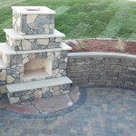 Outdoor Fireplace Landscape Design Minneapolis