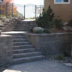 Backyard Walkway Steps Minneapolis, Minnesota