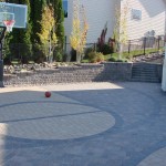 Backyard Basketball Court Minneapolis, MN