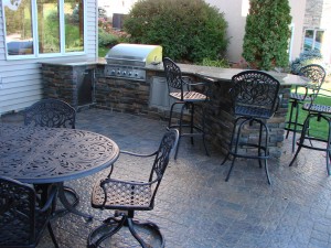 outdoor kitchen in minneapolis Residential Landscape Design